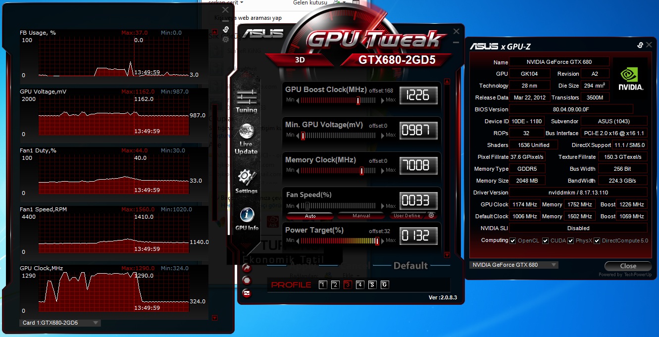  Türkiye'deki ilk msi gtx 680 incelemesi