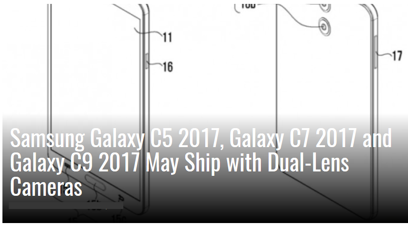Galaxy C5, Galaxy C7, Galaxy C9 2017 arkada çift kamera ile Haziran ayında gelebilir
