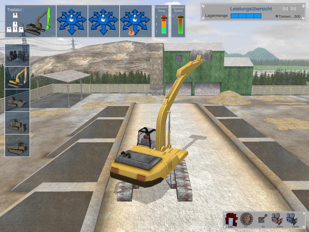  Bagger Simulator 2008 (İnşaat Makinaları Simulasyonu)