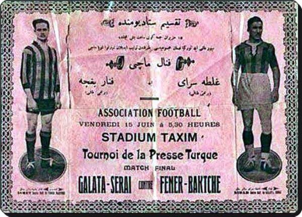  1923 tarihli bir derbi bileti