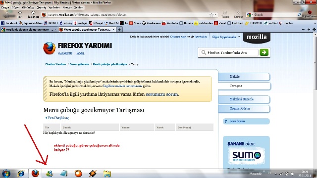  !!! tam ekran herşey görev çubuğunun altında kalıyor YARDIM LÜTFEN