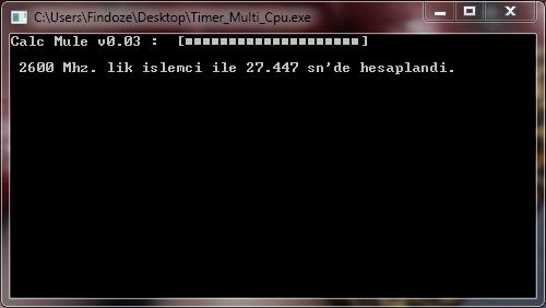 16 çekirdek destekli İşlemci Test Programı (v09a-1.@EczaNet-Xeon2689-14.971sn.)