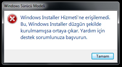  Windows İnstaller Hizmetine Erişilemedi Hatası?