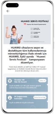 Huawei telefonlar için ücretsiz garanti uzatma ve tamir indirimleri başladı