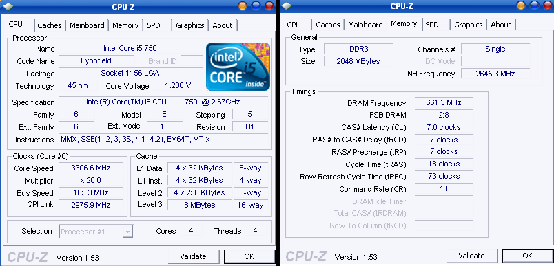  inte i5 750 overclock