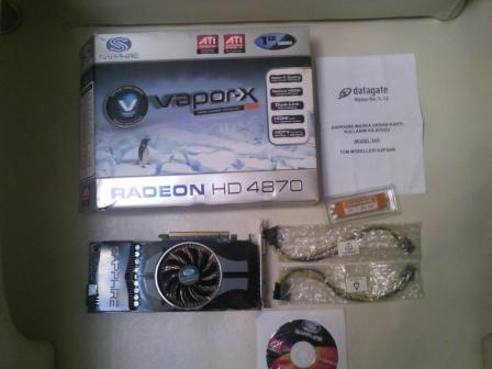  SATILIK SAPHİRE 4870 VAPOR-X 1 GB ---SATILMIŞTIR---