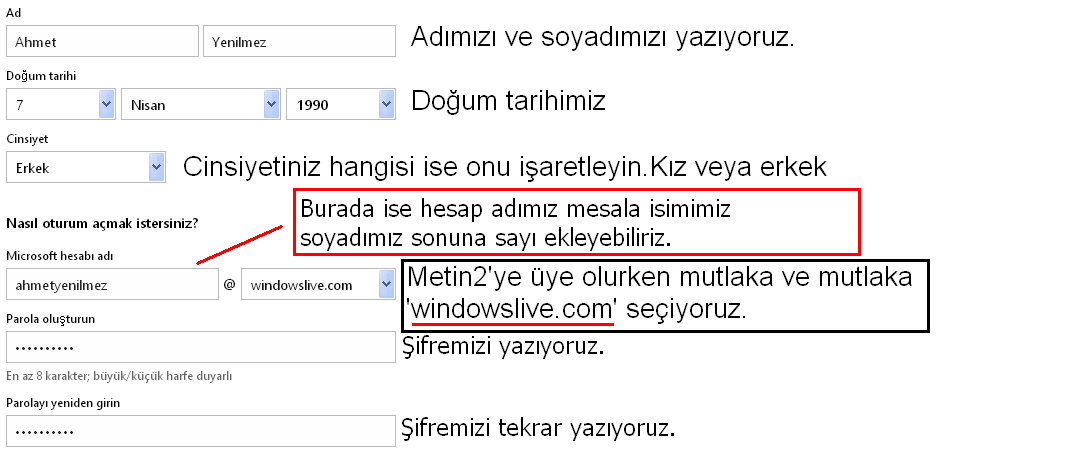  Metin2'ye nasıl kayıt olunur (Resimli Anlatım)