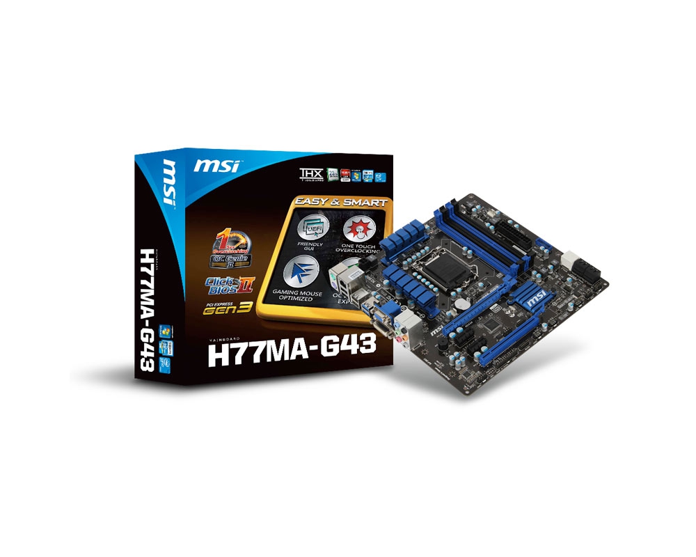  MSİ H77MA-G43 Kullanıcı İncelemesi (Kısıtlı Bütçe ve O.C'la uğraşmak istemeyenler için)