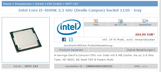 Intel'den yeni nesil performans işlemcileri: Core i7-4790K, Core i5-4690K ve Pentium G3258