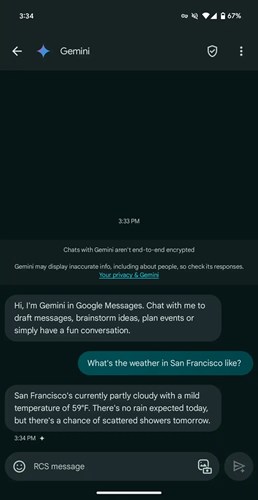 Google'ın yapay zeka asistanı Gemini, Google Mesajlar'a geliyor