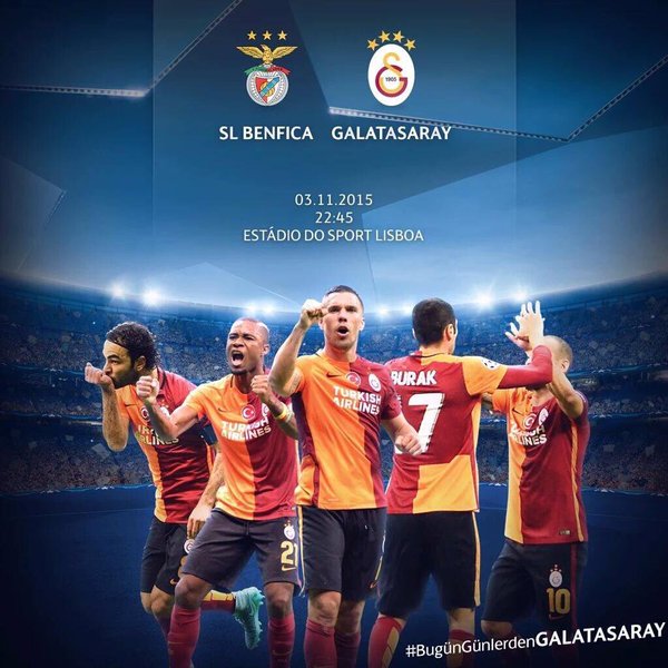  ŞL 2015-2016 C Grubu | 4. Maç | Benfica - Galatasaray | 3 Kasım 2015 @22.45