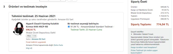 Amazon.com.tr'de satılan yurt dışı ürünlerde Prime Day fırsatı