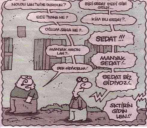  İsminizin yanına karikatür yazıp Google'da aratıyoruz ilk çıkanın SS'ni koyuyoruz