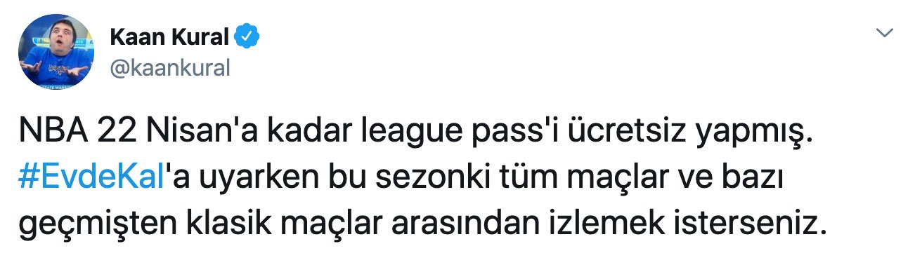 NBA League Pass, Eve Kapananlar İçin Ücretsiz Oldu