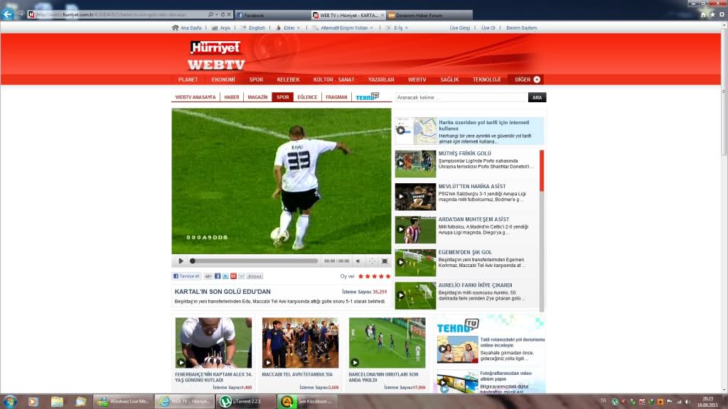  Hürrüyet ve Milliyet sitelerindeki videoları izleyemiyorum