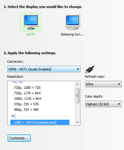  Ekran Kartının DVI Çıkışından HDMI ile SES de Taşınması