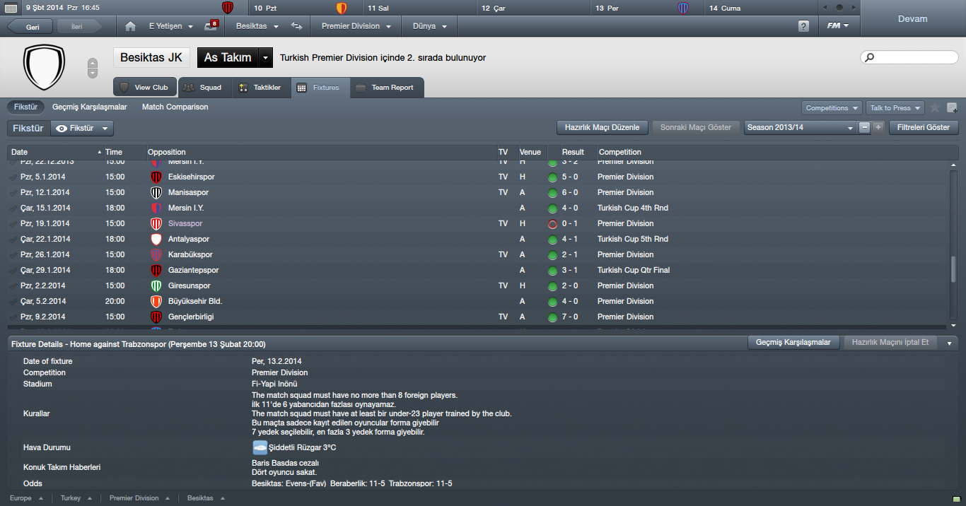  FM 12 Günlüğüm