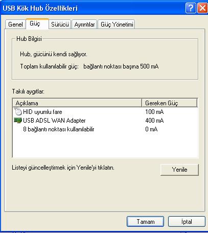  zoom 5510B USB Adsl modem + logitech G25 çakışması (uzmanlık isteyen sorun)