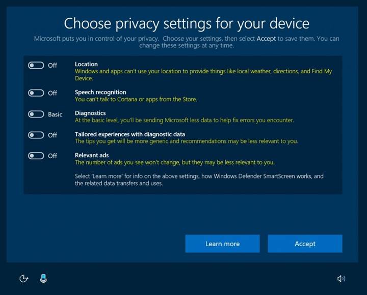 Microsoft, Windows 10 PC'lerden toplanan telemetri verilerini azaltıyor