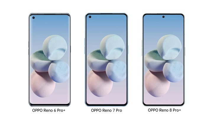 Oppo Reno 8 ailesinin görselleri ve renk seçenekleri sızdırıldı