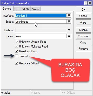 Mikrotik anlayanlar yardımcı olabilirmi?