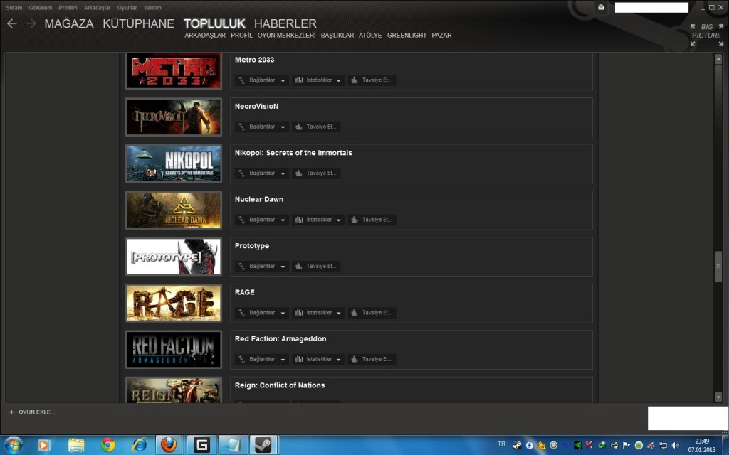  SATILIK STEAM HESABI