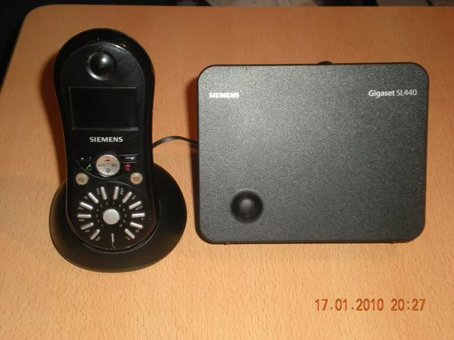  Siemens SL440 DECT-TELSİZ Telefon ++ Laxon TD101 Dect Telefon