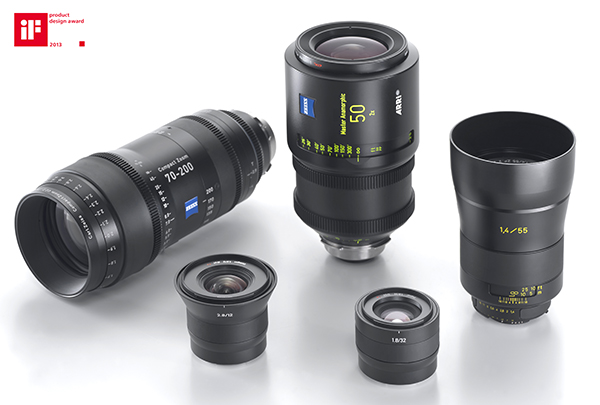 Carl Zeiss, beş farklı lens modeli ile iF tasarım ödülü kazandı
