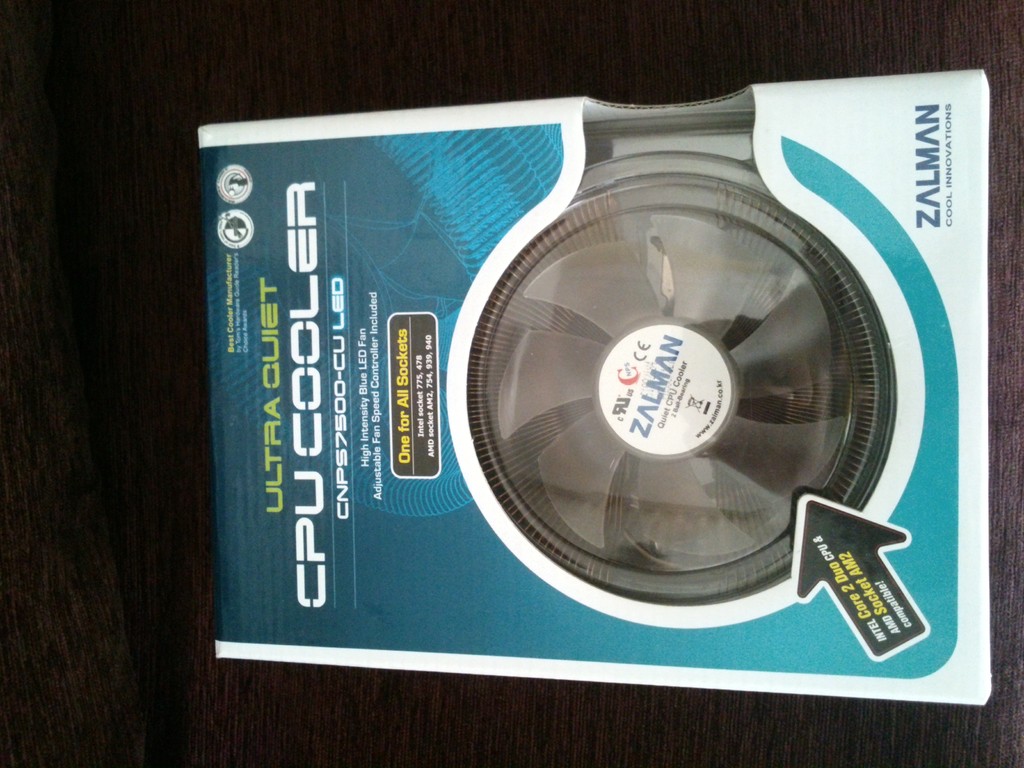  Zalman CNPS7500-Cu LED Fan