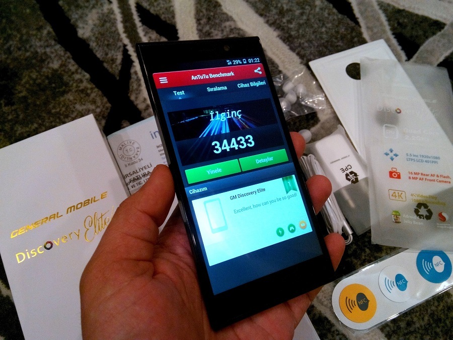  SATILDI - General Mobile Discovery Elite Siyah 32GB