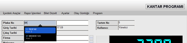 Tamamen Web Tabanlı Elektronik Tır Kamyon Kantarı YazılımI