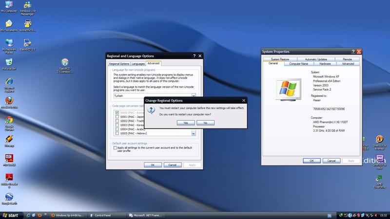  Windows Xp 64-Bit kullanan var mı?