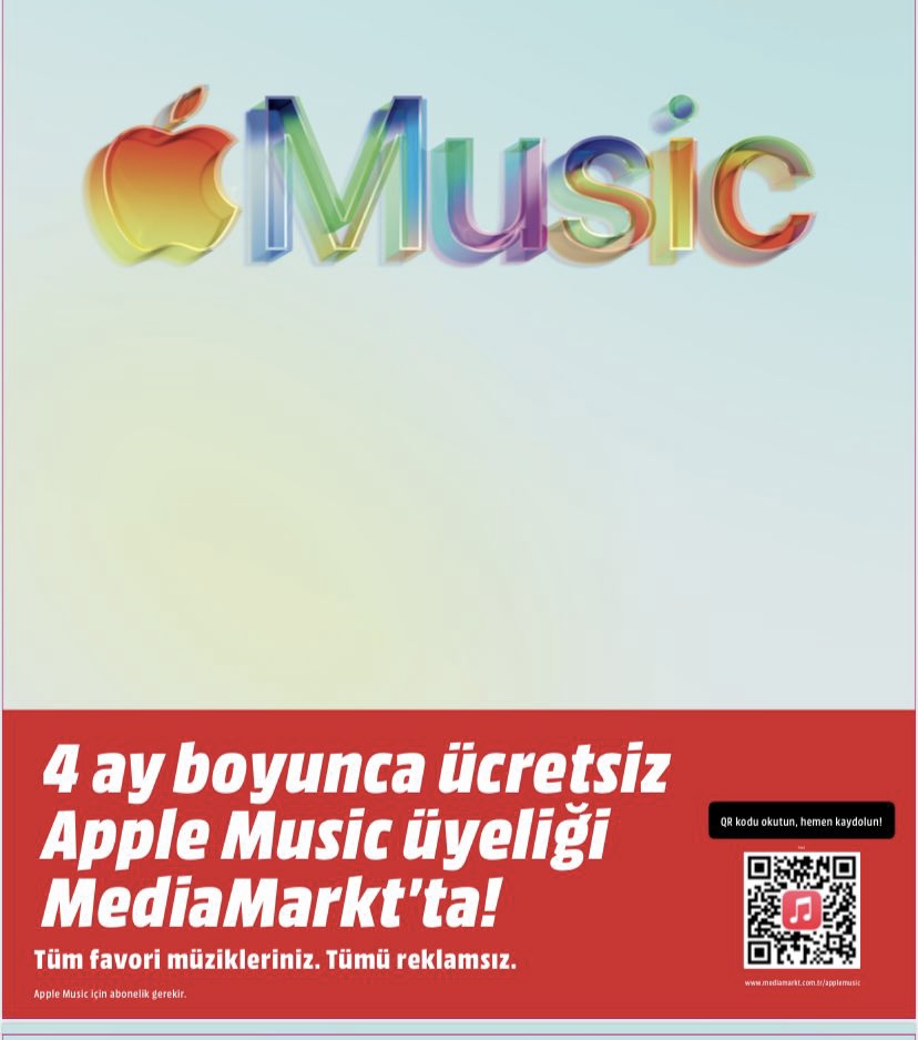 apple music 4 ay ucretsiz mediamarkt