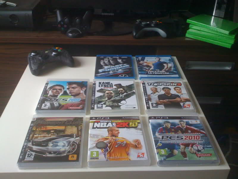  Satılık PES2010, Midnight Club, NBA2K10