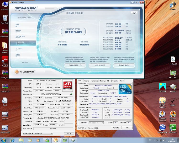  ::: HD4890 İle 3DMark06 ve 3DMark Vantage Skorları :::