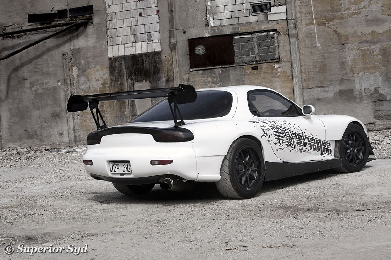 Винил на Mazda rx7 FD