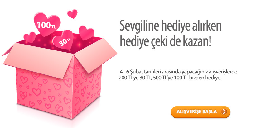  Hepsiburada 4-6 Şubat Hediye Çeki Kampanyası