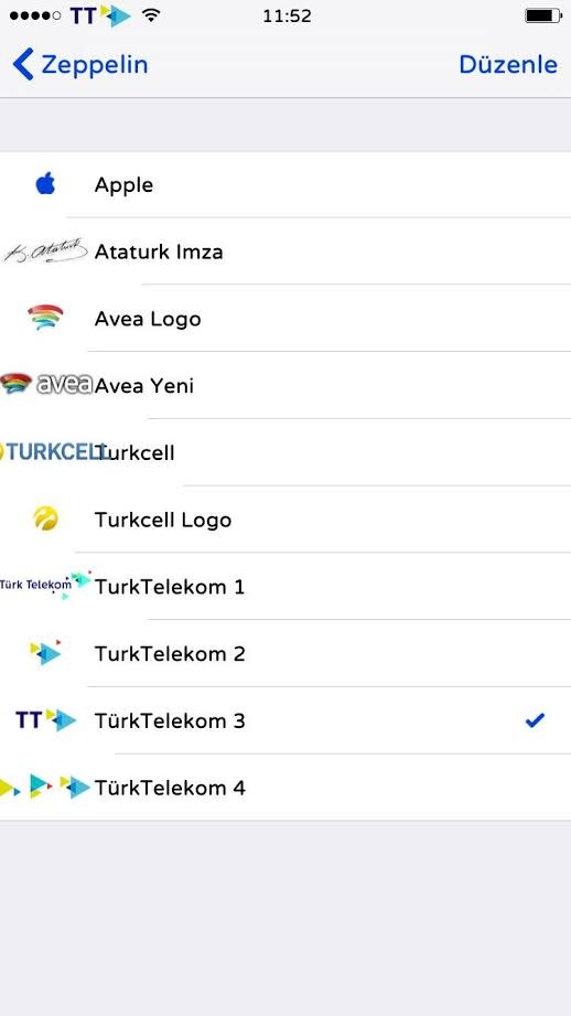  Zeppelin Türk Telekom Logoları