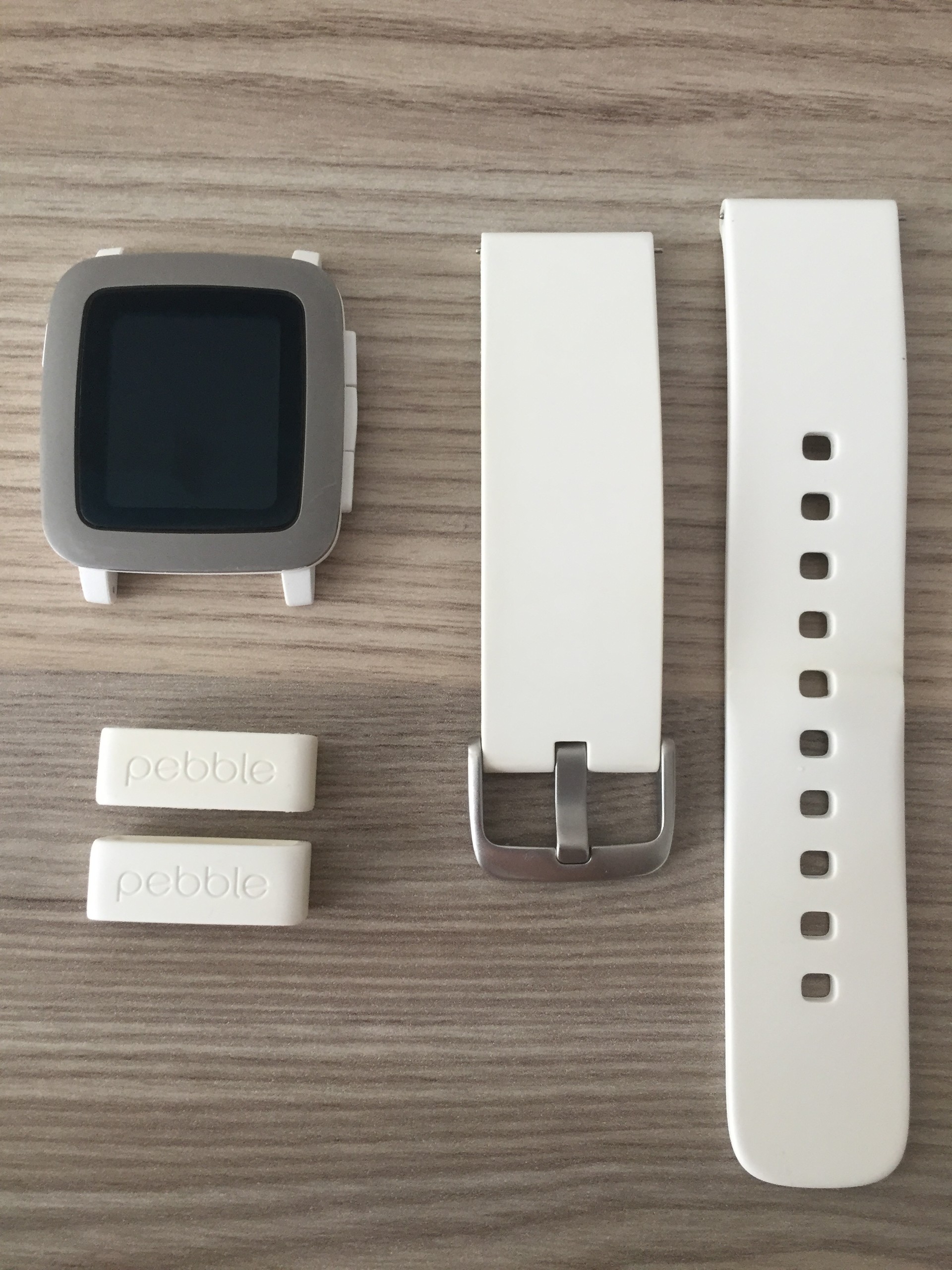 Pebble Time Smartwatch Akıllı Saat - Beyaz