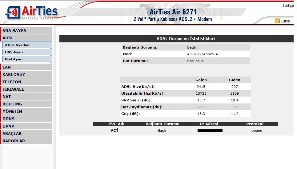  kablosuz adsl modemi,kablonet le kullanmak