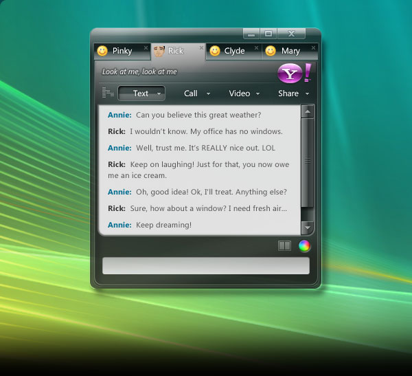  Yahoo Messenger Vista hakkında herşey (Sonunda Çıktı!)