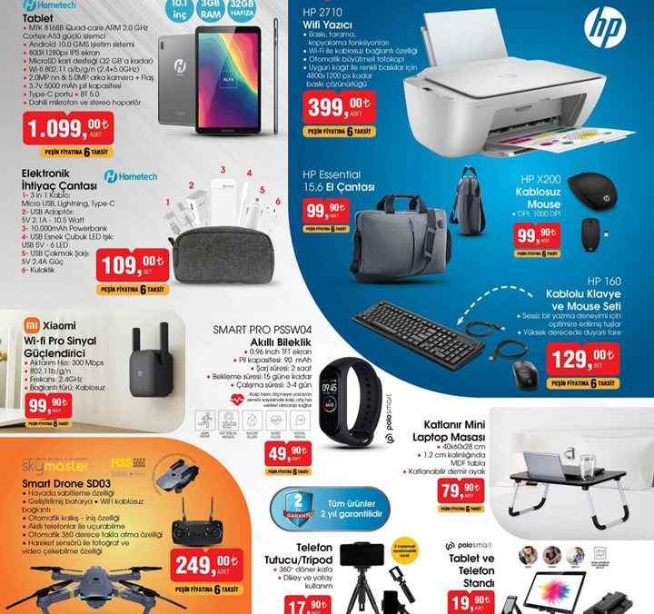 Haftaya BİM marketlerde HP ürünleri var