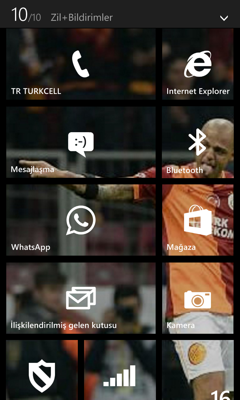  Windows Phone 8.1 Ana Ekranlarınız