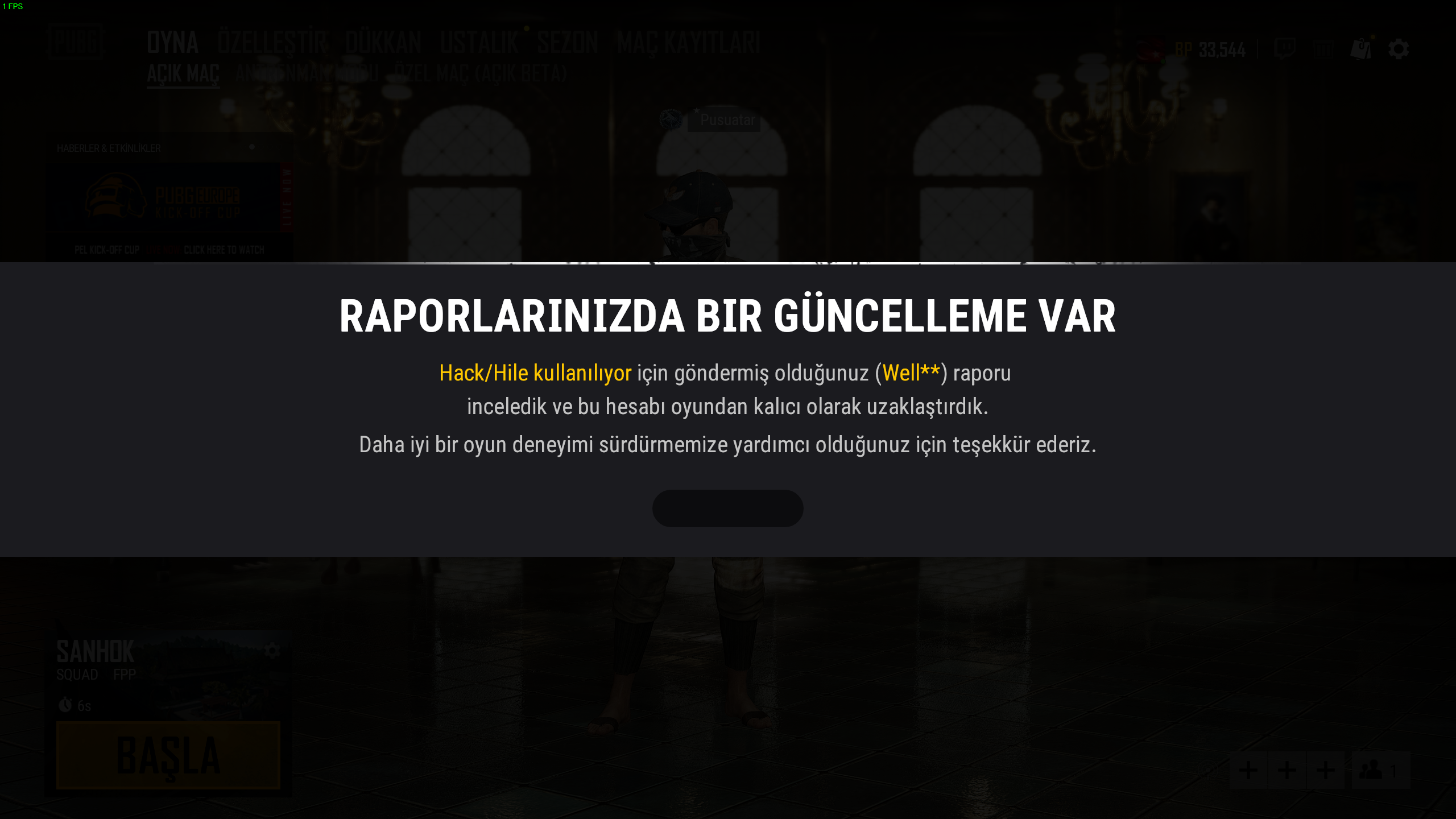 PUBG (Steam) BAN kolleksiyonum. Bunların canını yaktım.. Kurban listem.