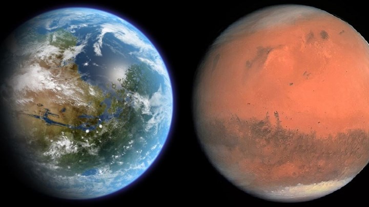 ESA tarafından paylaşılan yeni harita Mars'ta bulunan suyun yerini gösteriyor