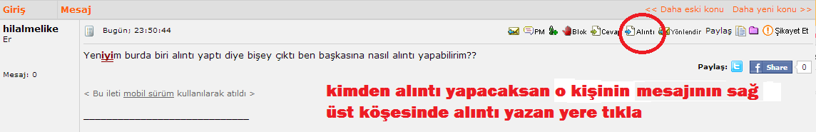  nasıl alıntı yapıyoruz???