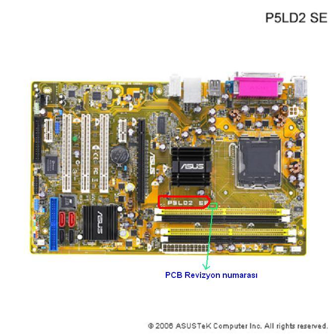  PCB ve BIOS Sürümünü öğrenmek