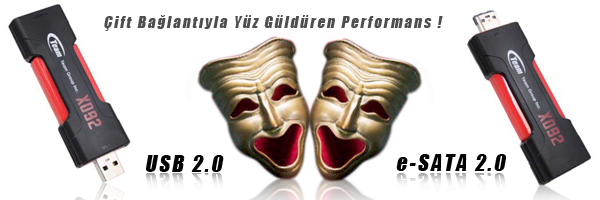  SATILIK TEAM Xtreem X092 32GB Ultra Hızlı eSATA/USB Memory-fiyat düştü-
