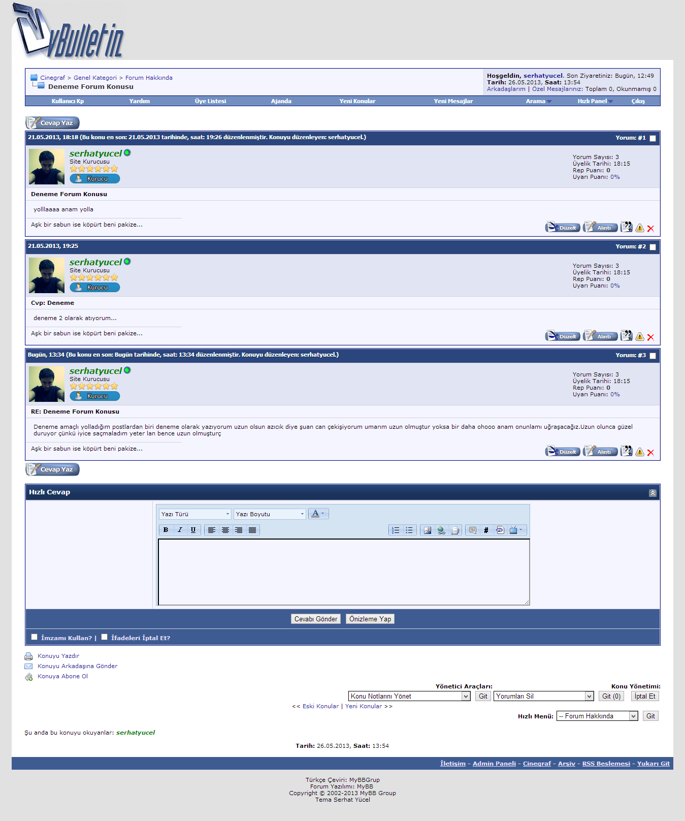  Mybb Vbulletin Tema [BENZER]