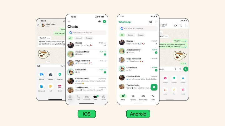 WhatsApp'ın tasarımı yenilendi: İşte yeni arayüz ve yenilikler